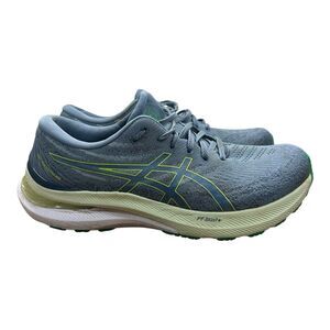 Asics Gel Kayano 29 Men’s Size 9.5 Steel Blue Lime Zest Green Shoes 1011B440